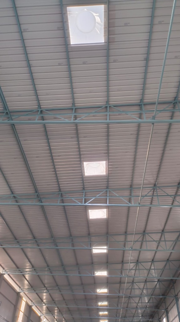 Roof Trusses and Skylight Panels